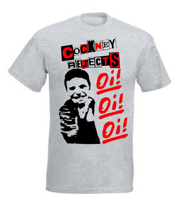 Cockney Rejects (Oi! Oi! Oi!) gris unisex