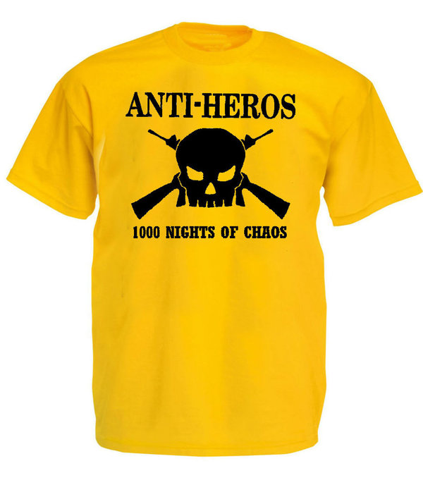 Anti-Heros (1000 Nights of Chaos) amarilla unisex
