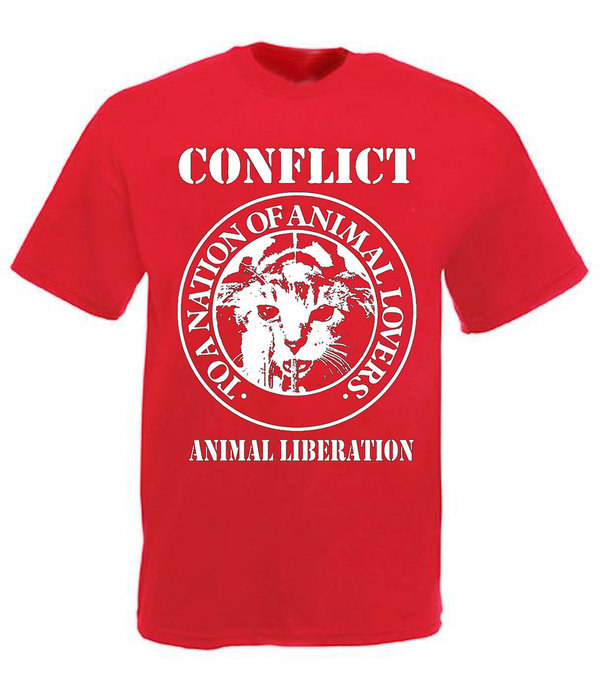Conflict (Animal Liberation) unisex roja