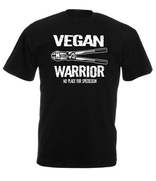 Vegan Warrior unisex negra