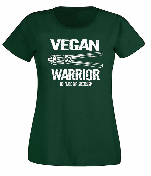Vegan Warrior chica verde